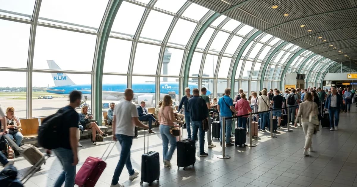 Drukte Schiphol meivakantie 2026: 6 Tips & Compensatie