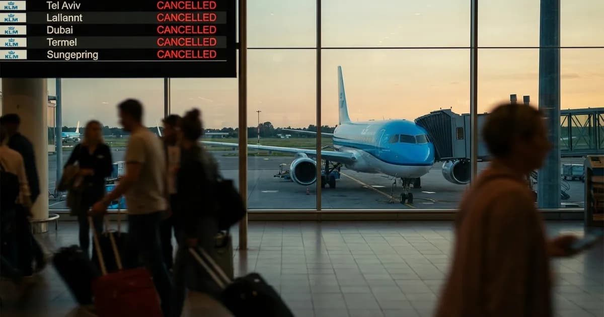 KLM annuleert vluchten Midden-Oosten