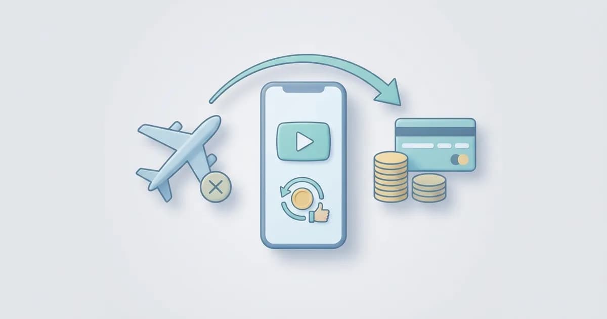 Geld terug bij een gemiste vlucht? Deze TikTok vlogger legt het uit.