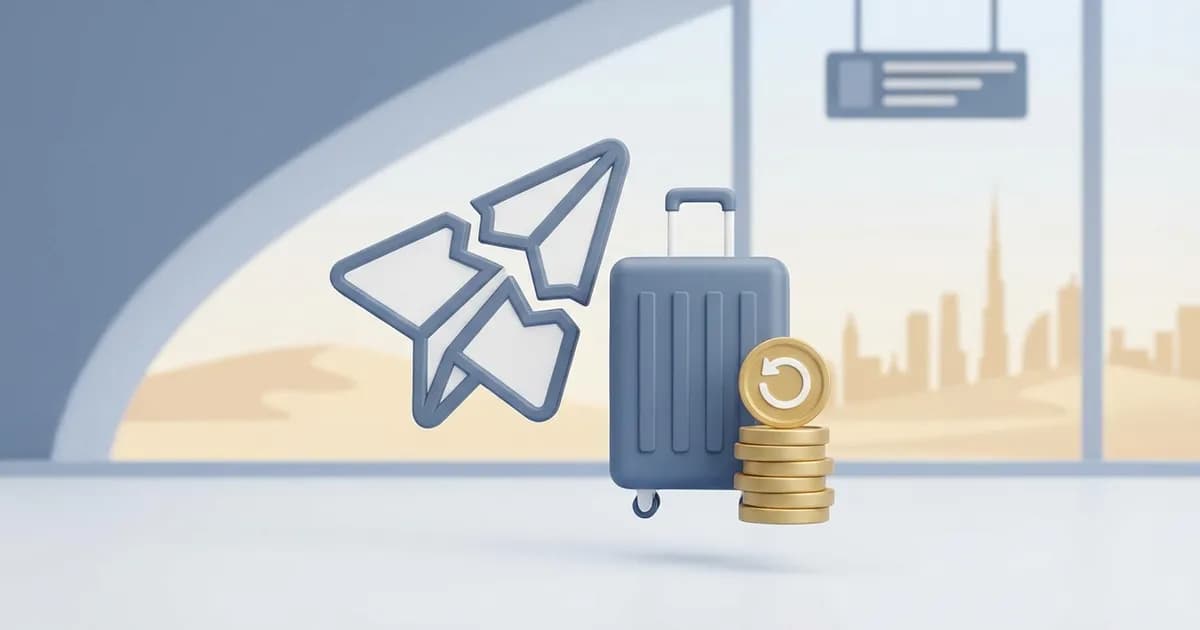 Vluchten naar Dubai geannuleerd door onrust in het Midden-Oosten: wat zijn je rechten als passagier?